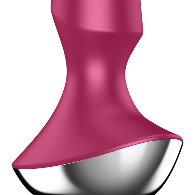 SATISFYER - PLUG ILICIOUS 2 VIBRATEUR À PRENDRE BERRY