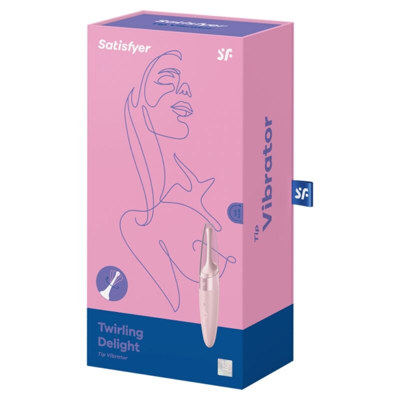 SATISFYER - VIBRATEUR CLITULAIRE ROSE TWIRLING DELIGHT