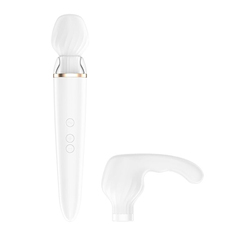 SATISFYER - DOUBLE WANDER APP BLANC