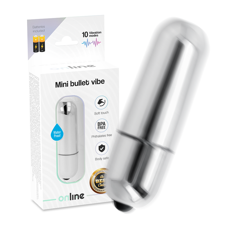 EN LIGNE - MINI BULLET VIBE ARGENT