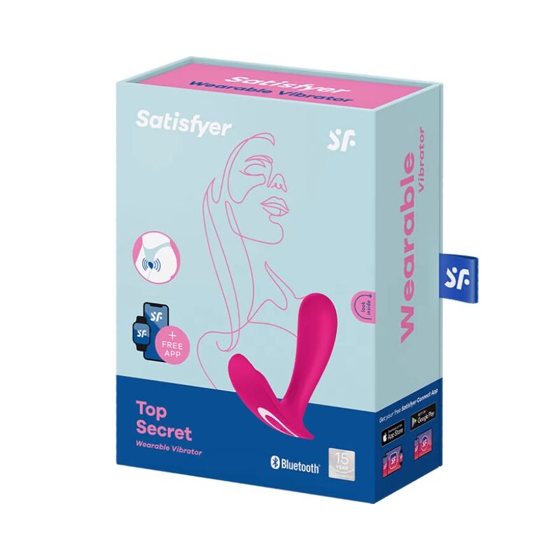 SATISFYER - VIBRATEUR ROSE TOP SECRET