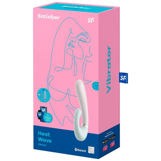 SATISFYER - APPLICATION VIBRATEUR À ONDES DE CHALEUR ROSE