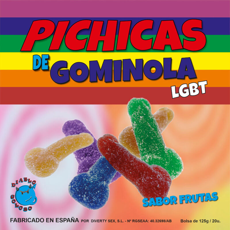 PRIDE - GUMMY PENIS FRUITS MET SUIKER LGBT