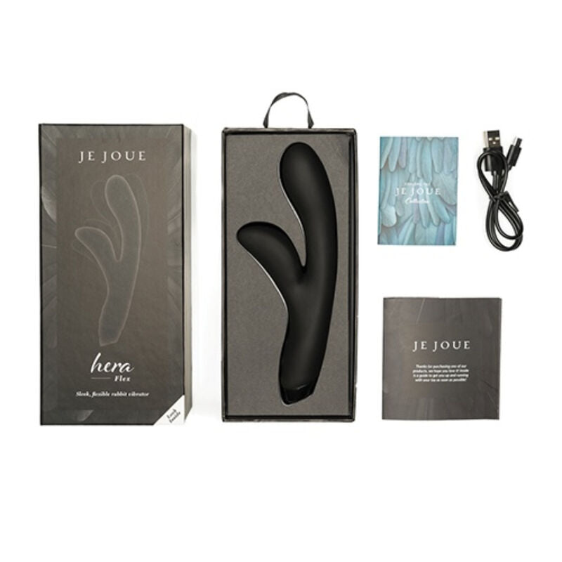 JE JOUE - HERA FLEX KONIJNVIBRATOR - ZWART