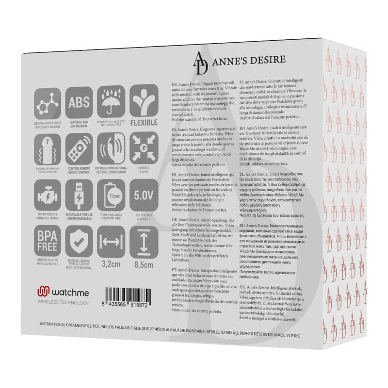 LE DÉSIR D'ANNE - TECHNOLOGIE DU DOUBLE PLAISIR A WATCHME BLACK