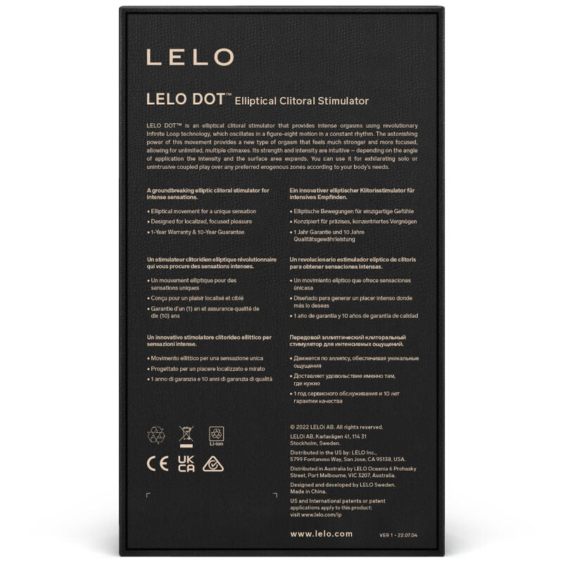 LELO - Стимулятор клитора Dot - Розовый