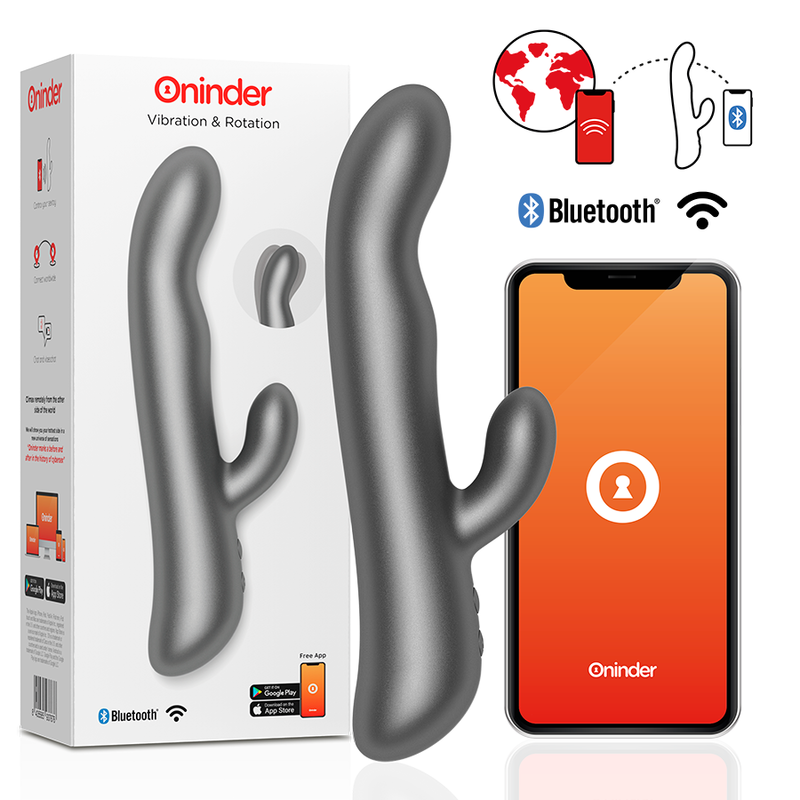 ONINDER - OSLO VIBRATIE & ROTATIE ROZE - GRATIS APP
