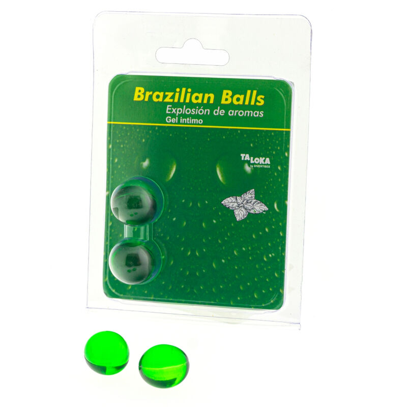 TALOKA - 2 BRAZILIAANSE BALLEN MINT INTIEME GEL