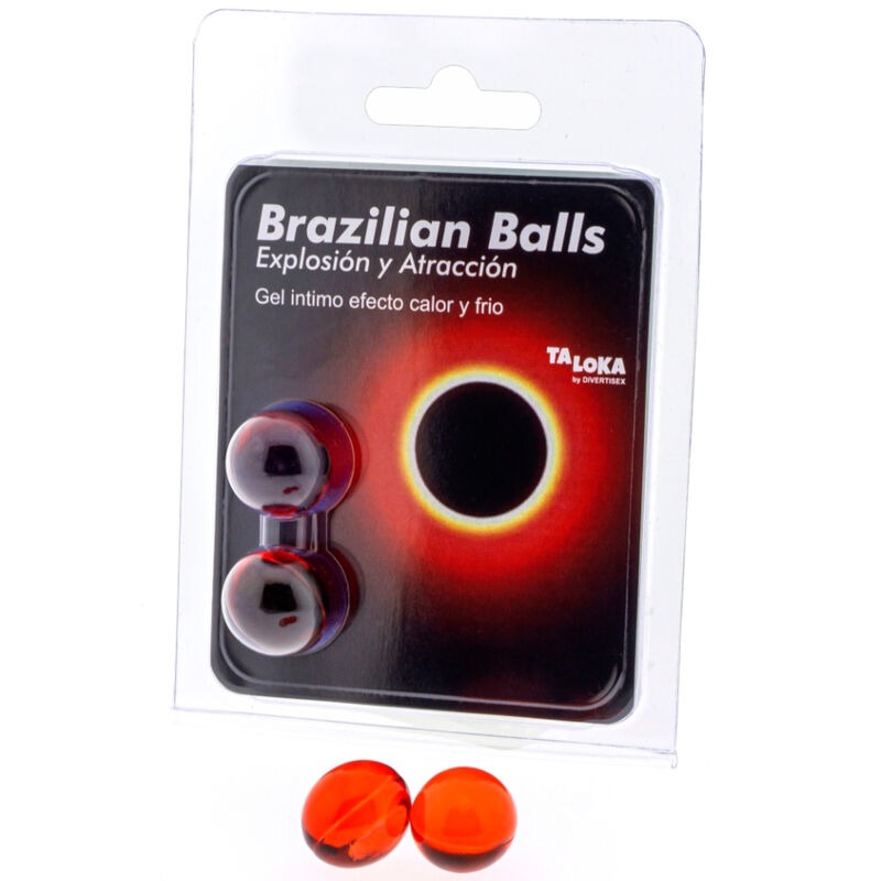TALOKA - 2 BRAZILIAANSE BALLEN MET HEET & KOUD EFFECT EN OPWINDENDE GEL