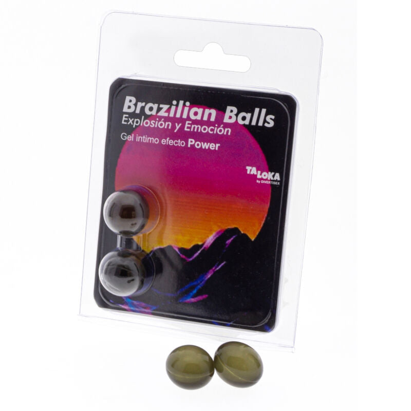 TALOKA - 2 BRAZILIAANSE BALLEN POWER EFFECT EXCITING GEL
