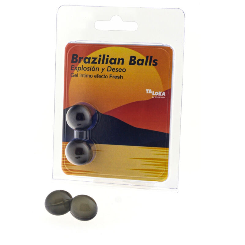 TALOKA - 2 BRAZILIAANSE BALLEN FRIS EFFECT EXCITING GEL