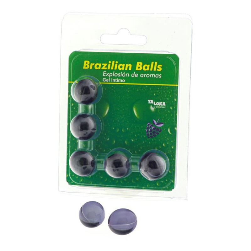 TALOKA - 5 BRAZILIAANSE BALLEN BESSEN INTIEME GEL