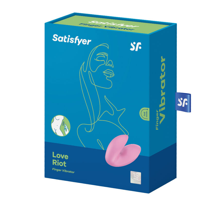SATISFYER - LOVE RIOT VINGERVIBRATOR PAARS