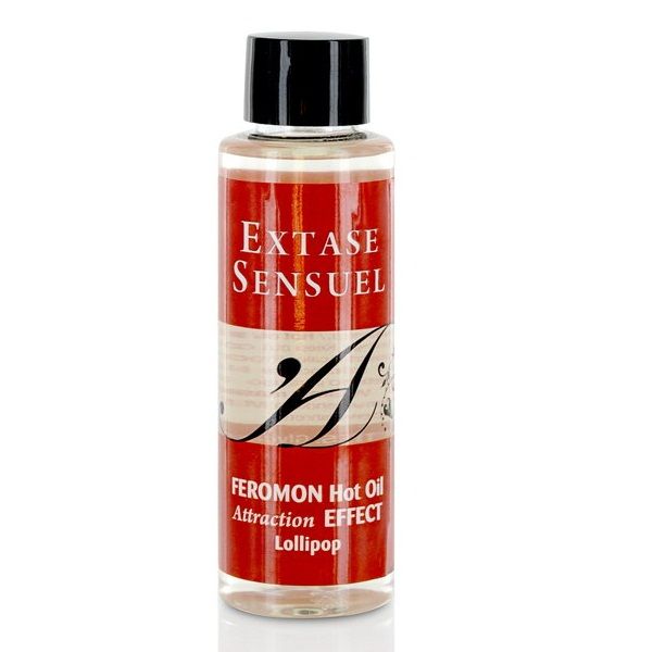 EXTASE SENSUAL - Huile de massage à effet chauffant aux phéromones Pirulet 100 ml