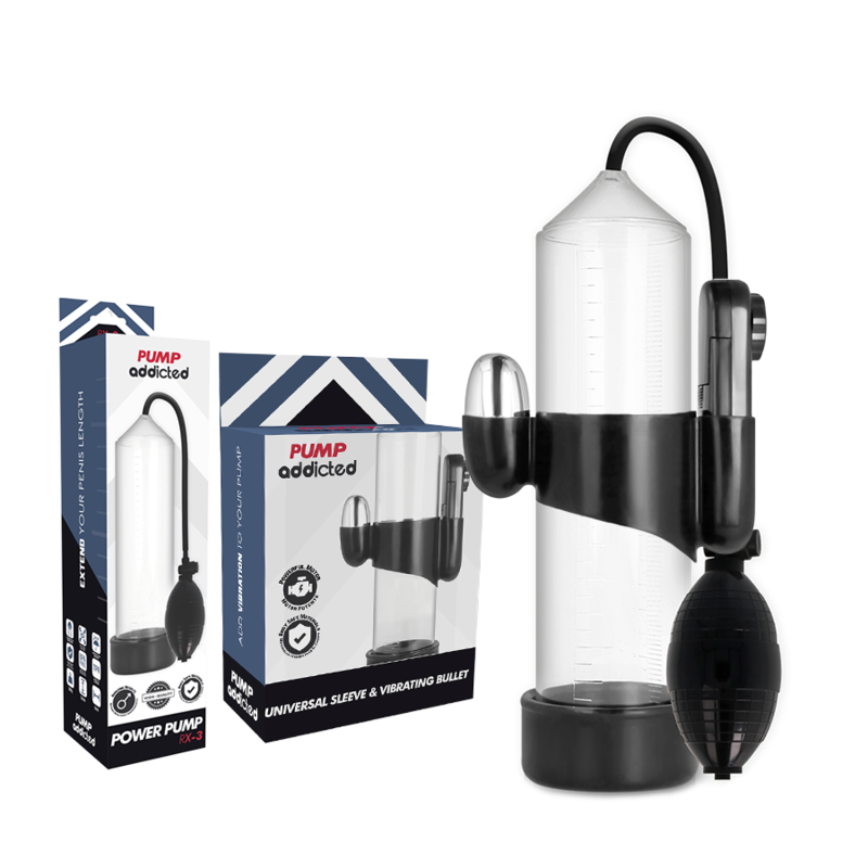 POMP ADDICTED - RX3 TRANSPARANTE VIBRATOR