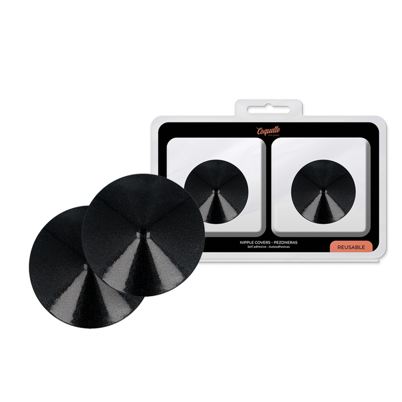 COQUETTE CHIC DESIRE - НАКЛАДКИ НА СОски ЧЕРНЫЕ КРУЖКИ