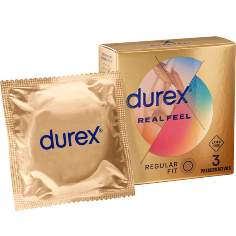 DUREX - PRÉSERVATIFS À SENSATION RÉELLE 3 UNITÉS