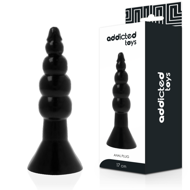 ADDICTED TOYS - ANAAL PLUG 17 CM ZWART