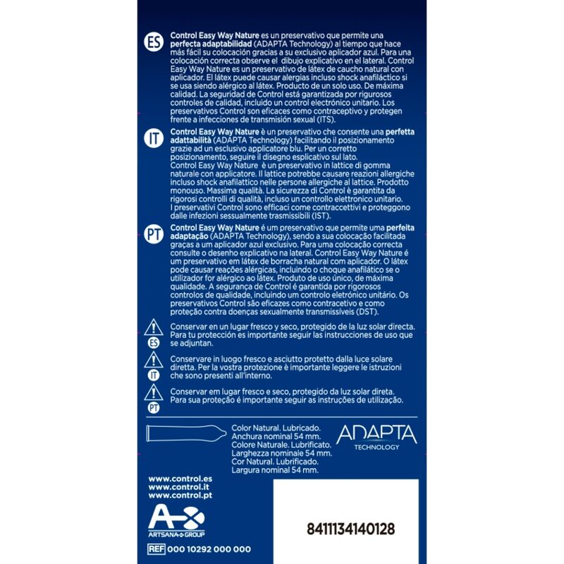 CONTROL - NATURE EASY WAY 10 EENHEDEN