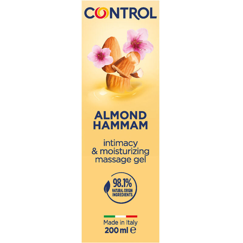CONTROL - Gel de massage Hamam aux amandes 3 en 1 200 ml