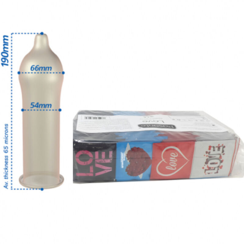 PASANTE - CONDOOMS LIEFDESZAK 144 EENHEDEN