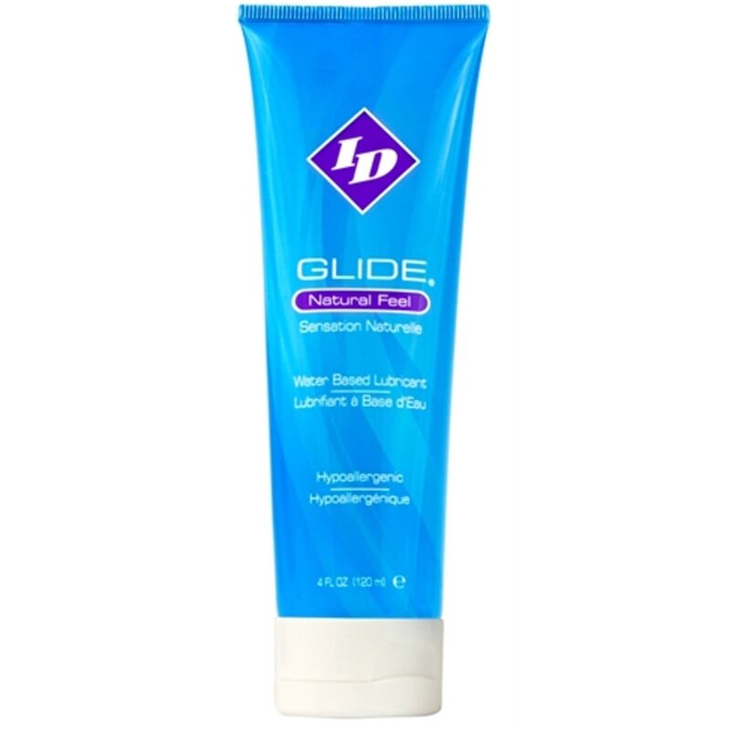 ID GLIDE - LUBRIFIANT À BASE D'EAU, TUBE DE VOYAGE ULTRA LONGUE DURÉE 120 ML