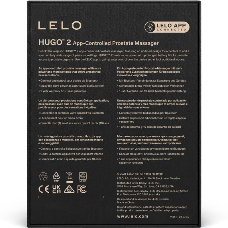 LELO - HUGO 2 GREEN PROSTAATMASSAGER