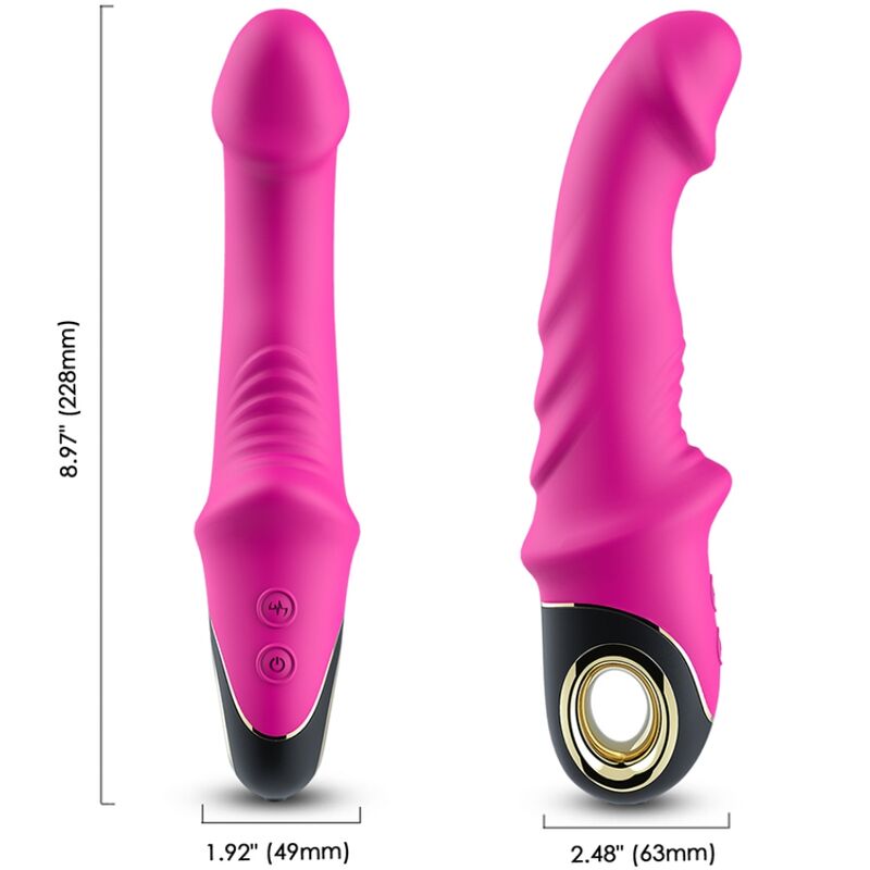 ARMONY - JOYBLADE VIBRATEUR ROTATEUR DE GODEMICHET FUCHSIA