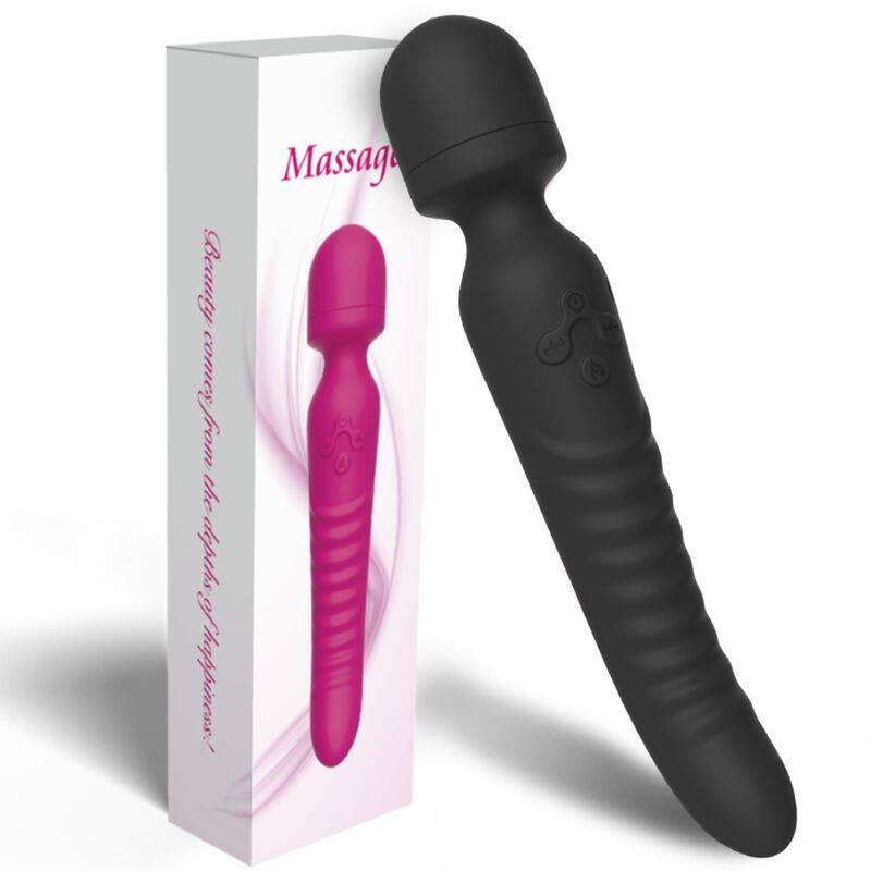 ARMONY - MISSION MASSAGER & VIBRATOR HITTE-EFFECT ZWART
