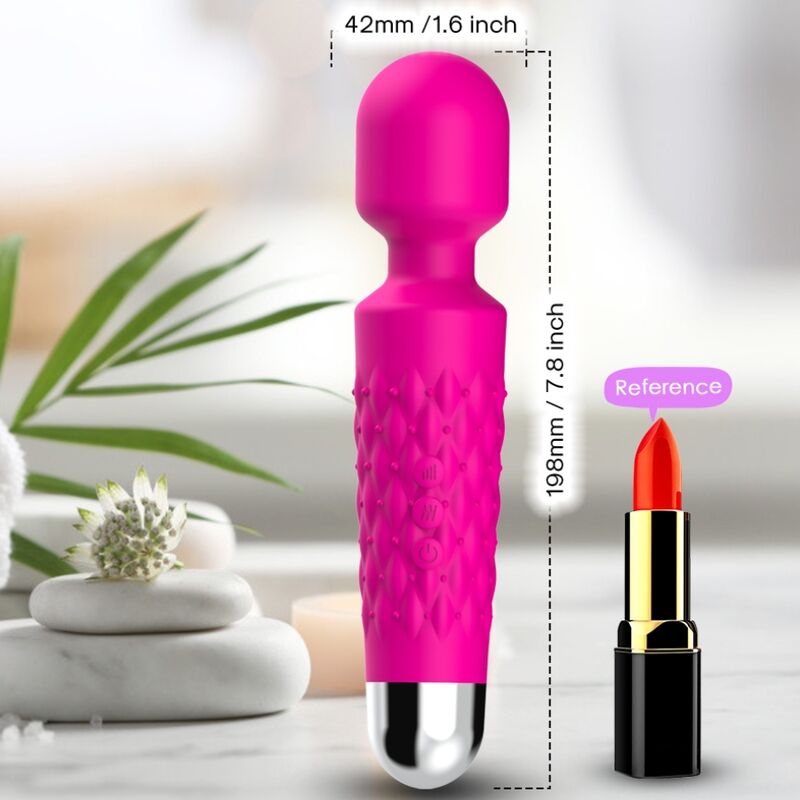 ARMONY - POSTBODE MASSAGER & VIBRATOR SUPER FLEXIBELE KOP FUCHSIA