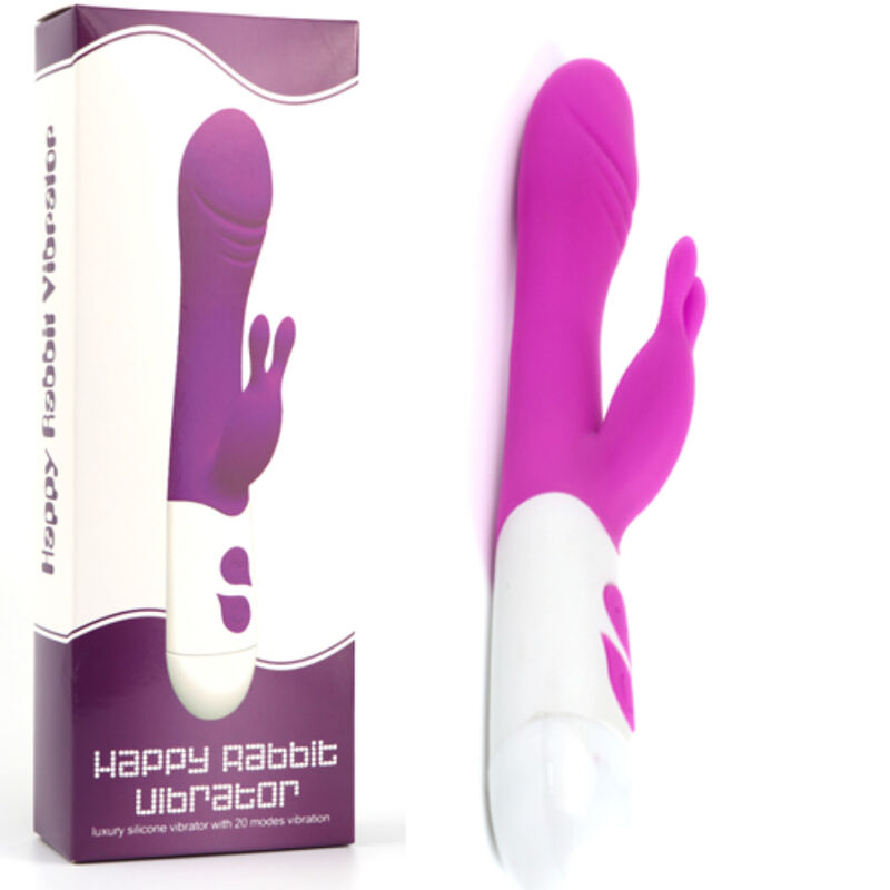 ARMONY - VIBRATEUR HAPPY ET STIMULATEUR LAPIN VIOLET
