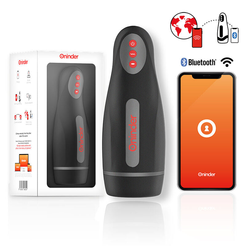 ONINDER - SEOUL MASTURBATEUR MASCULIN RECHARGEABLE 10 VITESSES - APPLICATION GRATUITE