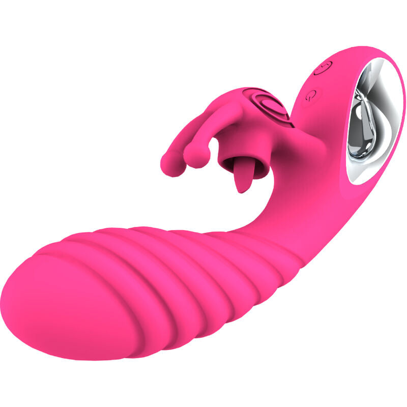 ARMONY - VICKY RABBIT VIBRATOR MET FUCHSIA TREKRING TONG
