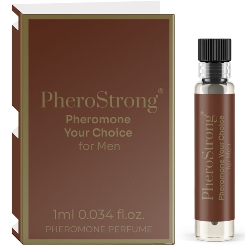 PHEROSTRONG - PARFUM AUX PHÉROMONES, VOTRE CHOIX POUR HOMMES 1 ML