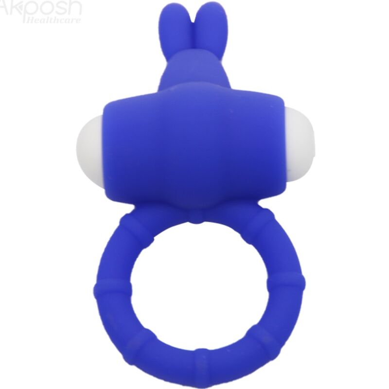 ARMONY - MS BUNNY VIBRATOR RING SILICONEN BLAUW