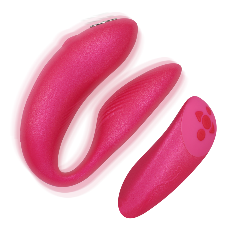 WE-VIBE - CHORUS VIBRATOR VOOR STELLEN MET SQUEEZE CONTROL ROZE