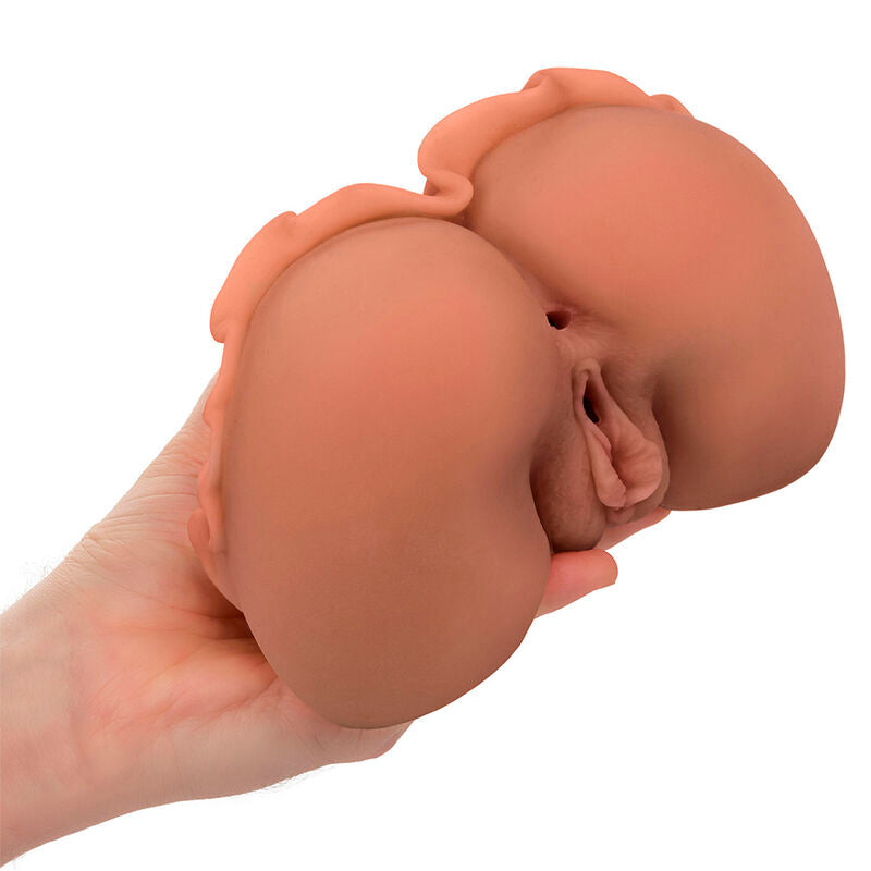 CALEXOTICS - LA REINE DU RETOUR DOUBLE MASTURBATEUR RÉALISTE CARAMEL