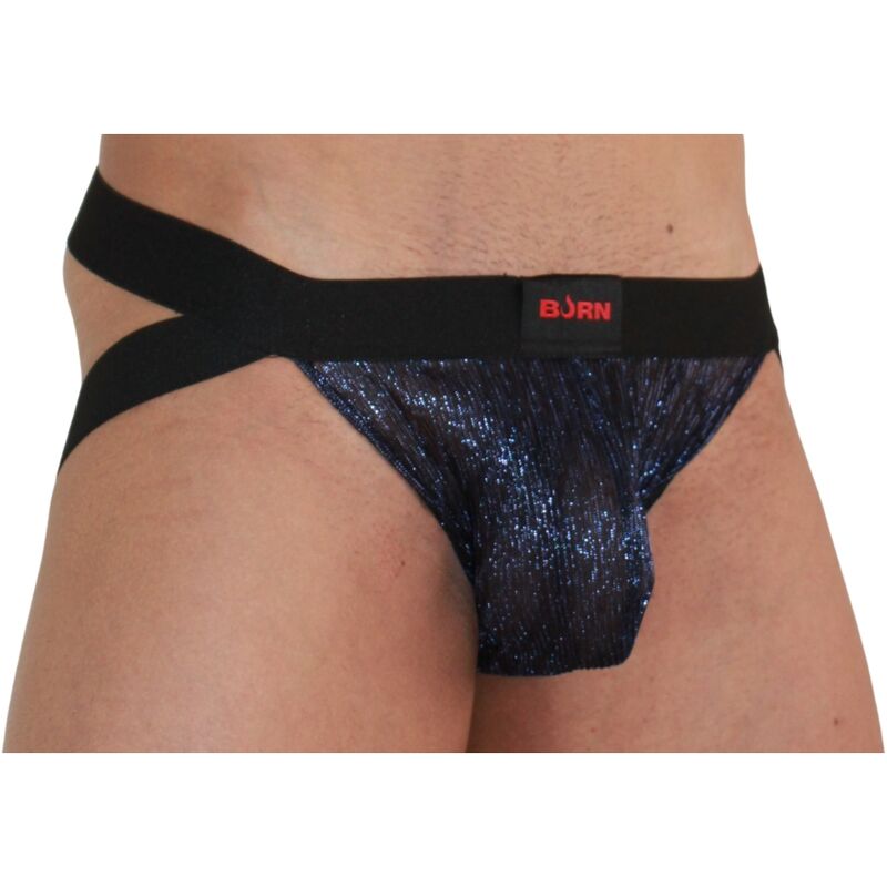 BURN - 006 JOCK GLANZEND BLAUW / ZWART S