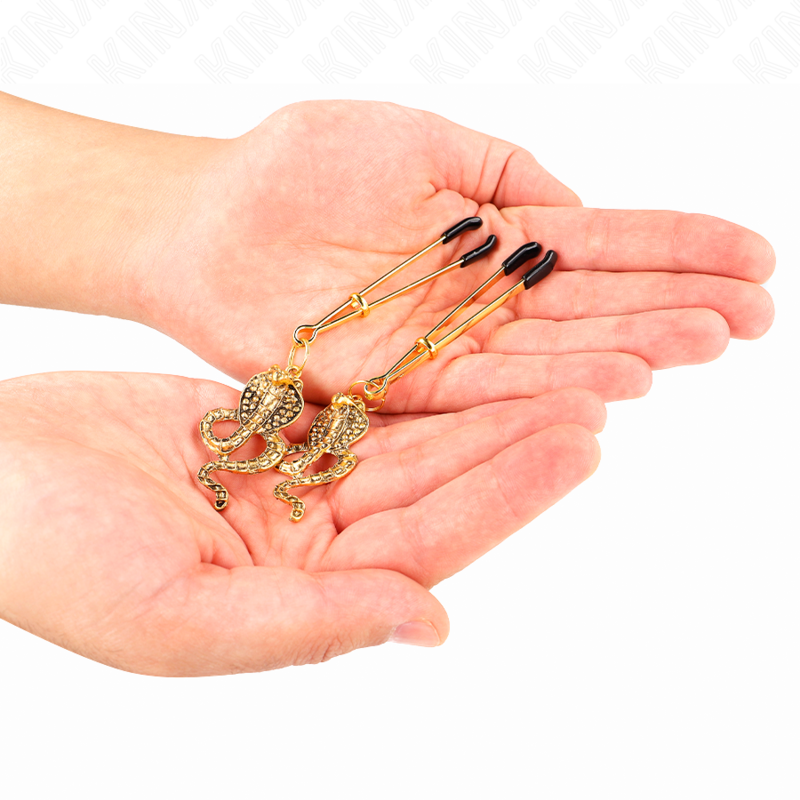 KINK - Кулон-зажим для сосков "Кобра" 6 см