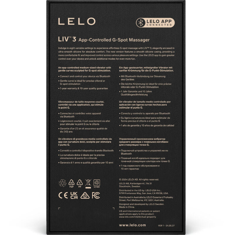 LELO - LIV™ 3 Стимулятор точки G, фиолетовый