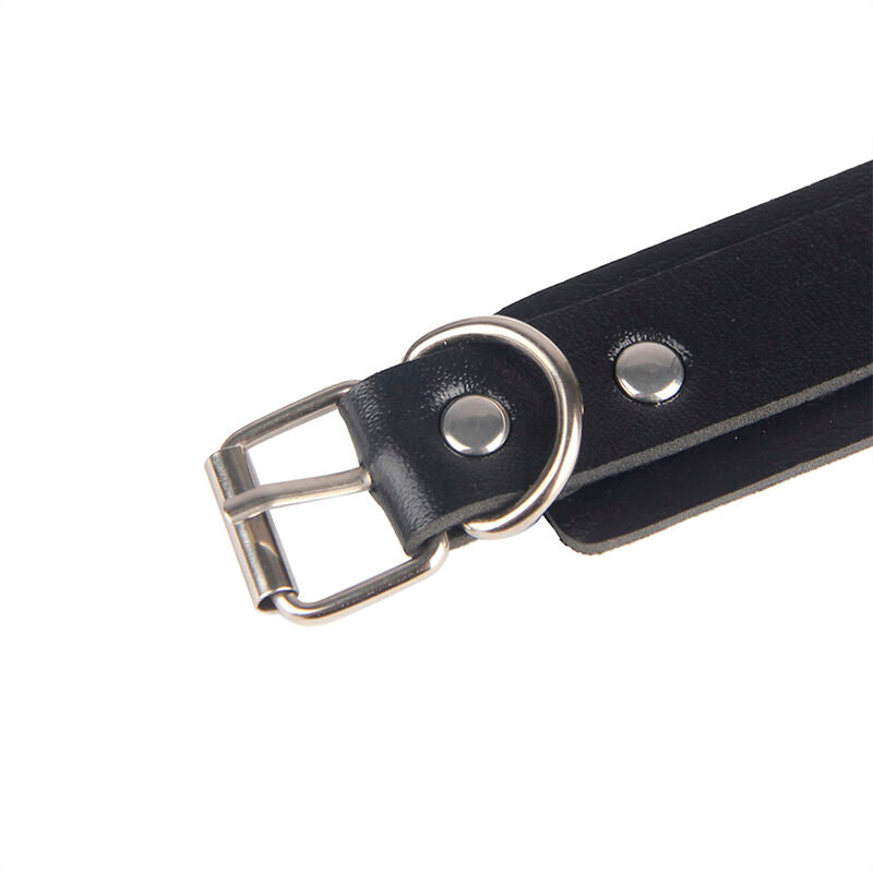 SUBBLIME - 953690 MENOTTES AVEC CEINTURE DE BONDAGE NOIRES TAILLE UNIQUE