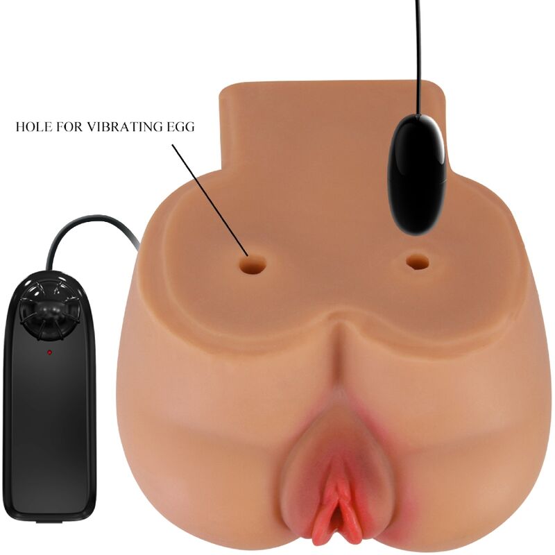 CRAZY BULL - KYLIE ASS VIBRATOR MET REALISTISCHE VAGINA EN ANUS AFSTANDSBEDIENING