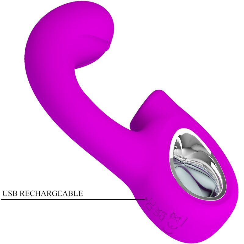 PRETTY LOVE - SIBEL SIBEL G-SPOT VIBRATOR + CLITORIS STIMULATOR 10 VIBRATIES PAARS