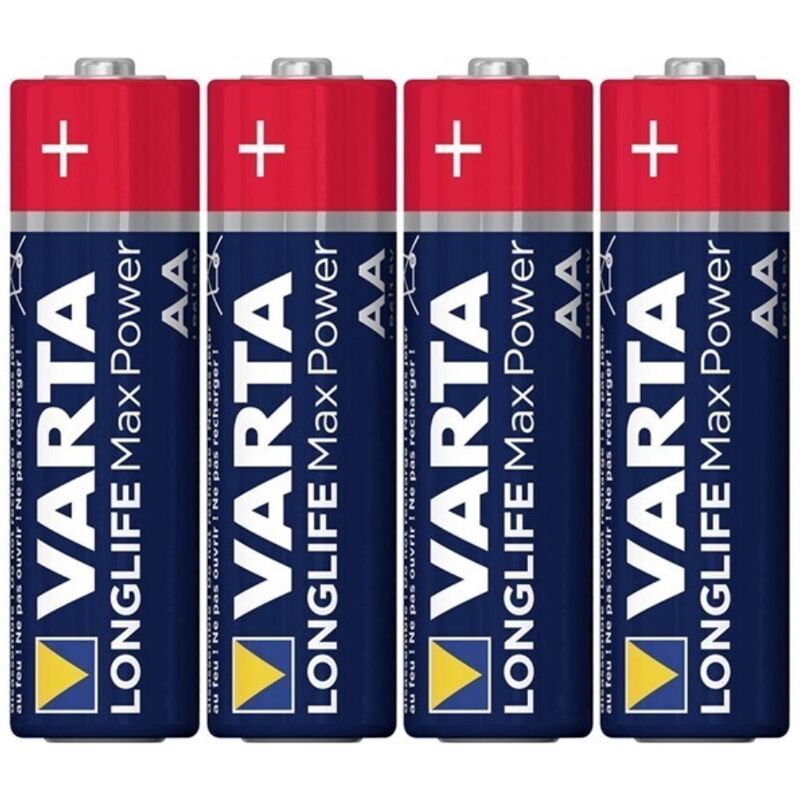 VARTA - MAX POWER ALKALINE AA LR6 RETRACTABLE BATTERY*4