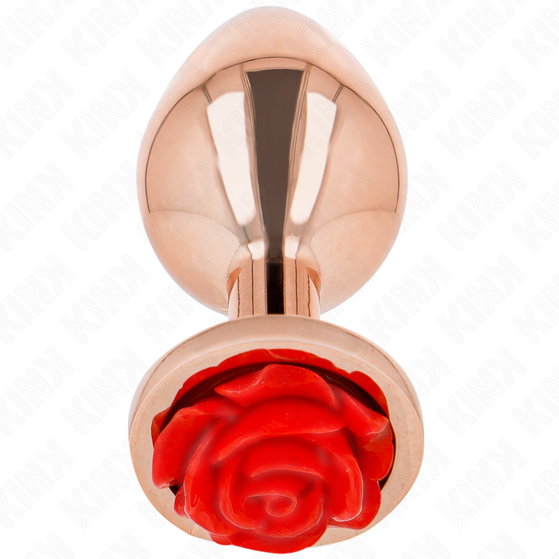 KINK - PLUG ANAL ROSE OR AVEC ROSE ROUGE S