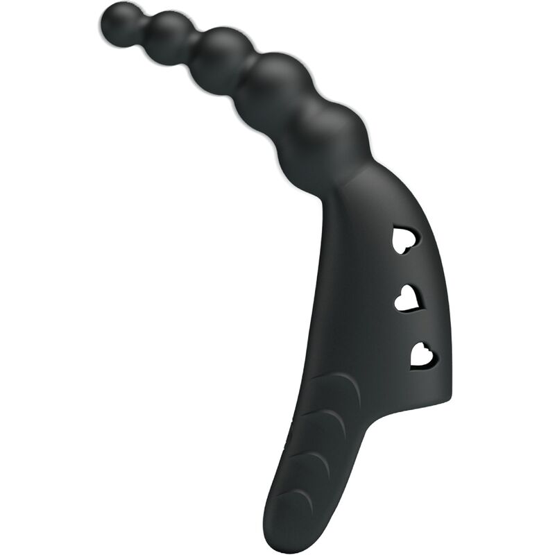 JRETTY LOVE - JORDIN VIBRATEUR À DOIGTS 10 VIBRATIONS NOIR