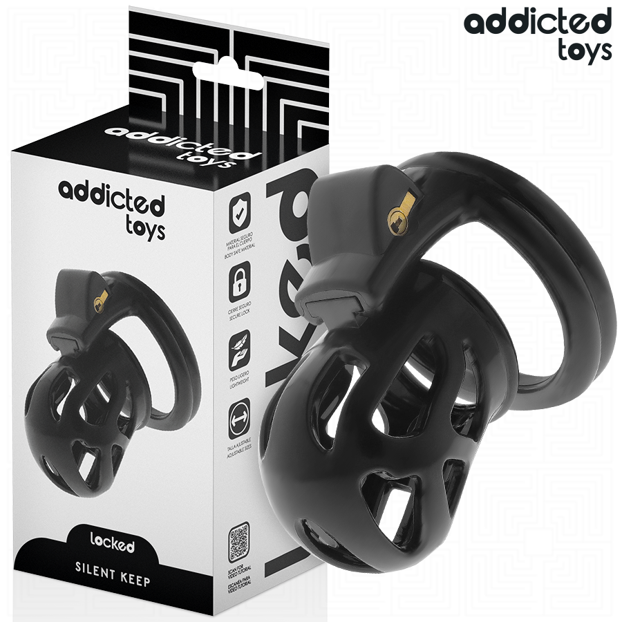 ADDICTED TOYS LOCKED - SILENT KEEP PENIS CAGE 7.5 CM