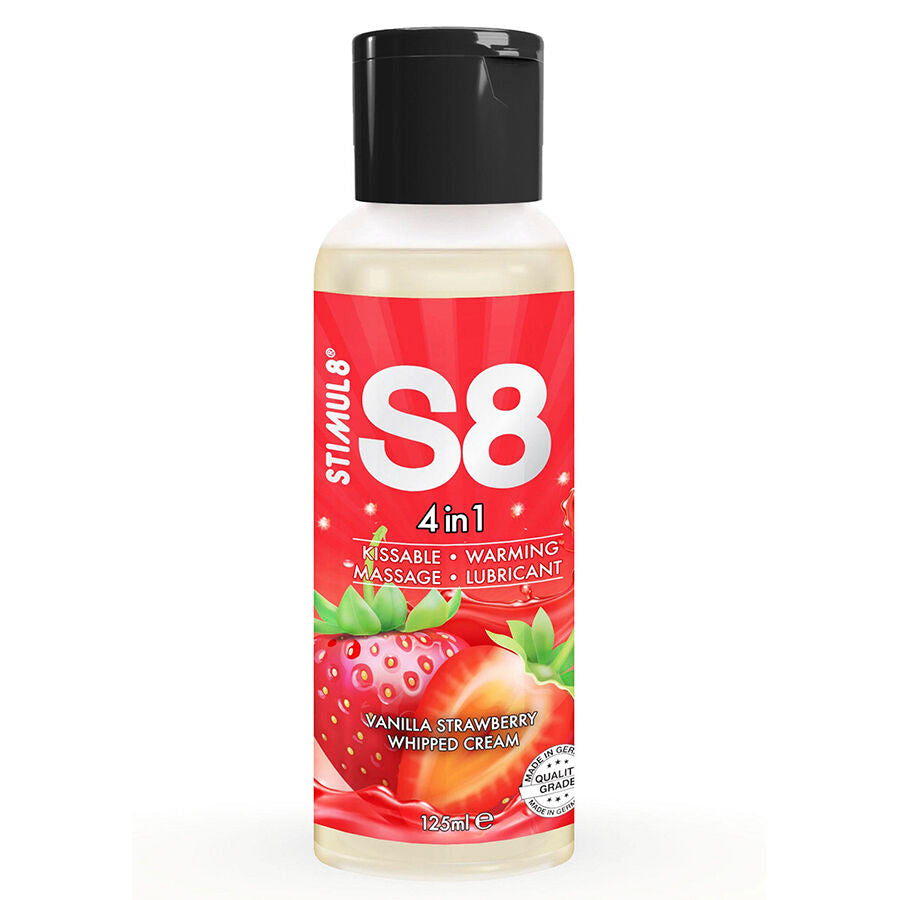 STIMUL8 - S8 4 EN 1 LUBRIFIANT POUR DESSERTS À LA FRAISE 125 ML