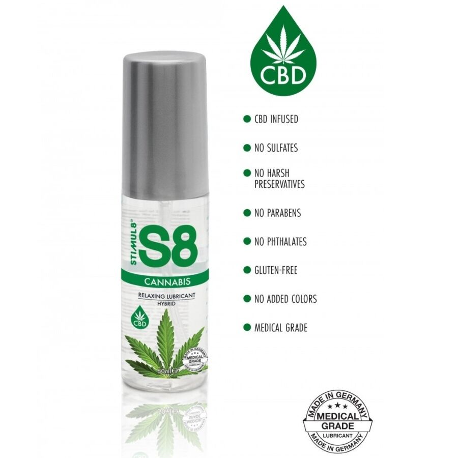 STIMUL8 - S8 CANNABIS HYBRIDE GLIJMIDDEL 50 ML