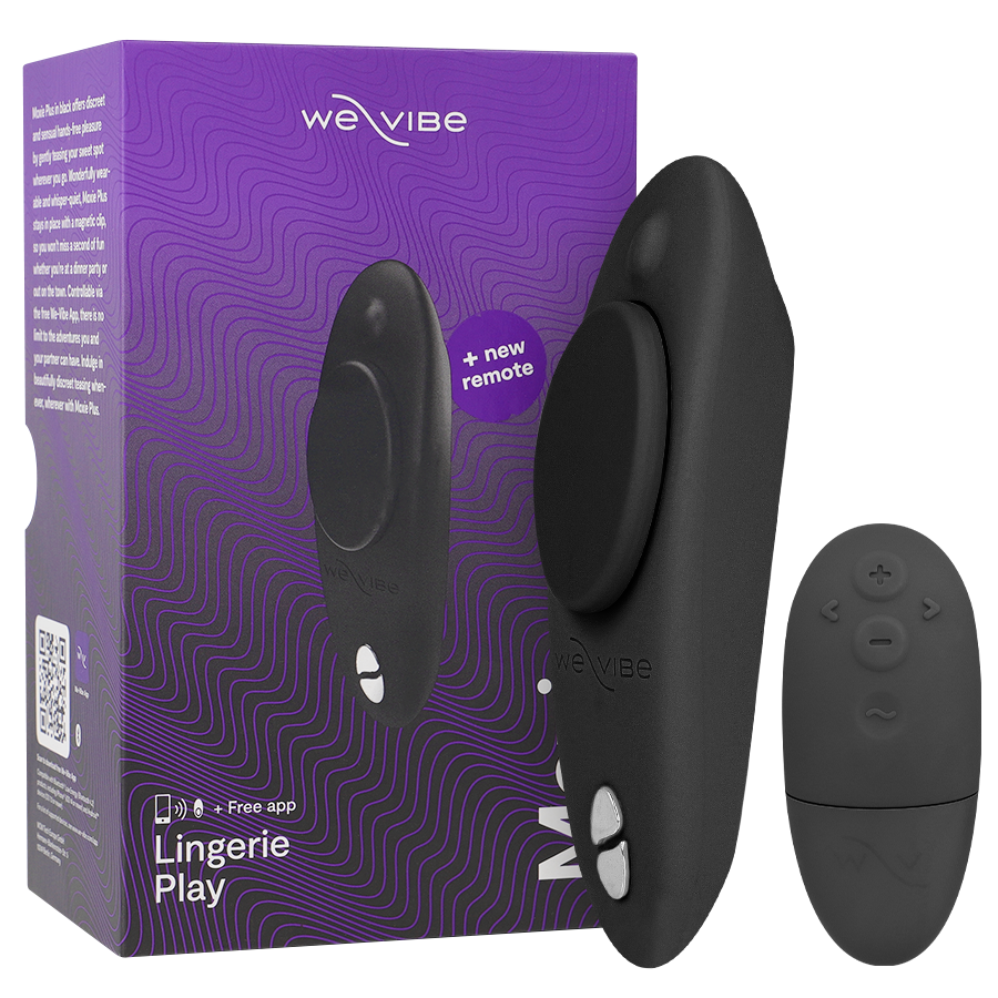 WE-VIBE - MOXIE + ZWARTE CLITORALE VIBRATOR